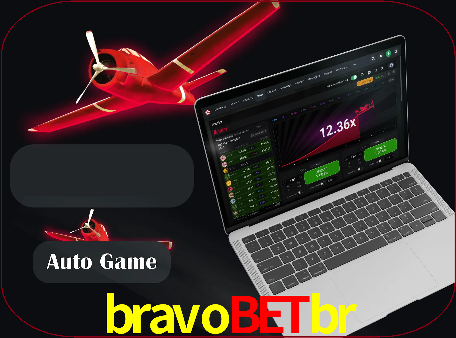 No modo automático, os jogos apostam e sacam seu dinheiro automaticamente.