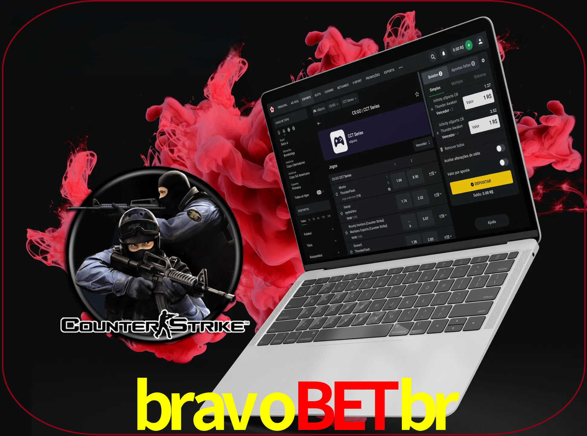 Um grande número de jogos irá agradar aos fãs deste jogo de tiro no sítio Web e na aplicação da empresa bravoBETbr.
