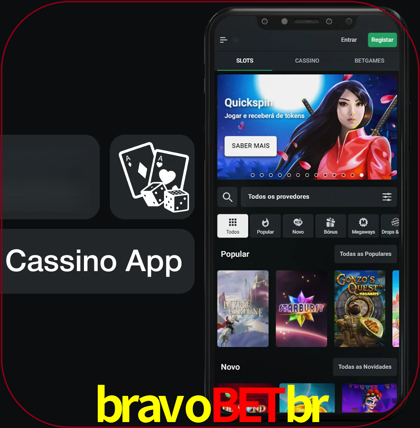 Jogue jogos de cassino e ganhe.