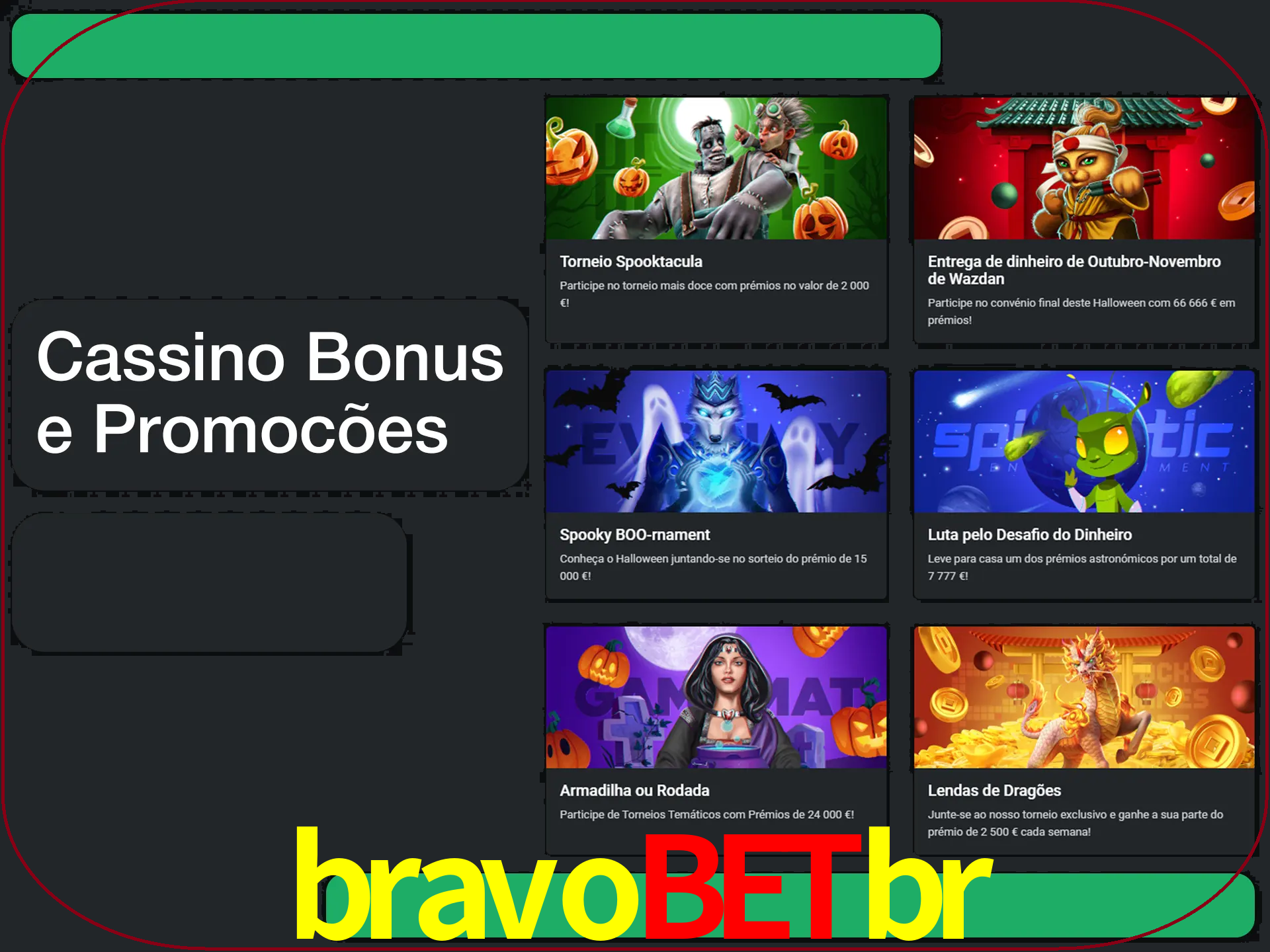 Verifique se há novos bônus de cassino para reivindicar.