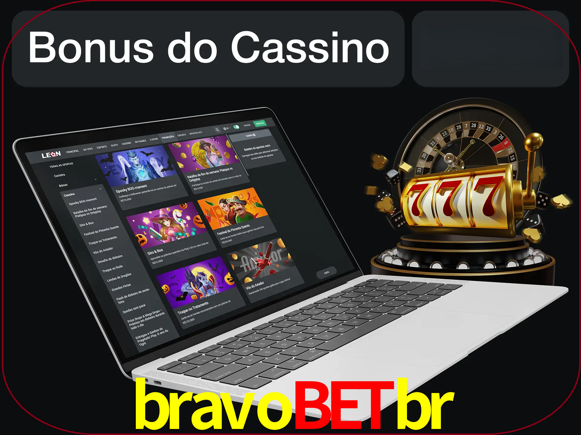 Use o bônus do cassino para começar melhor.