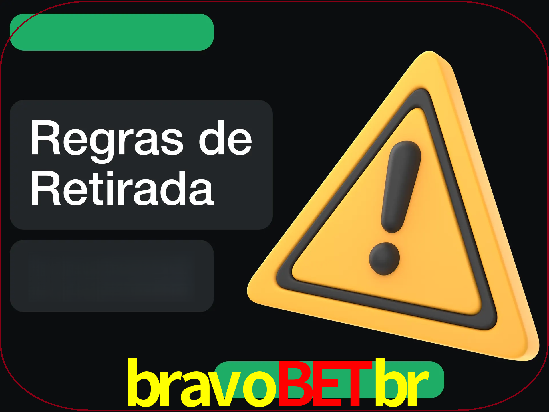 Leia as regras antes de fazer primeiro comdawal.